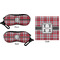Red & Gray Plaid Eyeglass Case & Cloth (Approval)