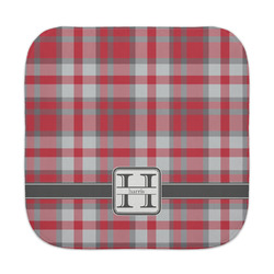 Red & Gray Plaid Face Towel (Personalized)