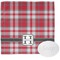 Red & Gray Plaid Wash Cloth with soap