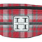 Red & Gray Plaid Fanny Pack - Closeup