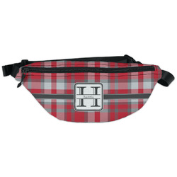 Red & Gray Plaid Fanny Pack - Classic Style (Personalized)
