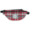 Red & Gray Plaid Fanny Pack - Front