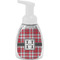 Red & Gray Plaid Foam Soap Bottle (Personalized)