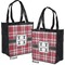 Red & Gray Plaid Grocery Bag - Apvl