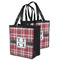 Red & Gray Plaid Grocery Bag - MAIN