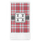 Red & Gray Plaid Guest Napkin - Front View