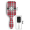 Red & Gray Plaid Hair Brush - Approval