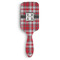 Red & Gray Plaid Hair Brushes (Personalized)