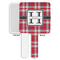 Red & Gray Plaid Hand Mirrors - Approval