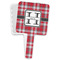 Red & Gray Plaid Hand Mirrors - Front/Main