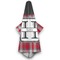 Red & Gray Plaid Hooded Towel - Hanging