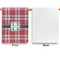 Red & Gray Plaid House Flags - Single Sided - APPROVAL