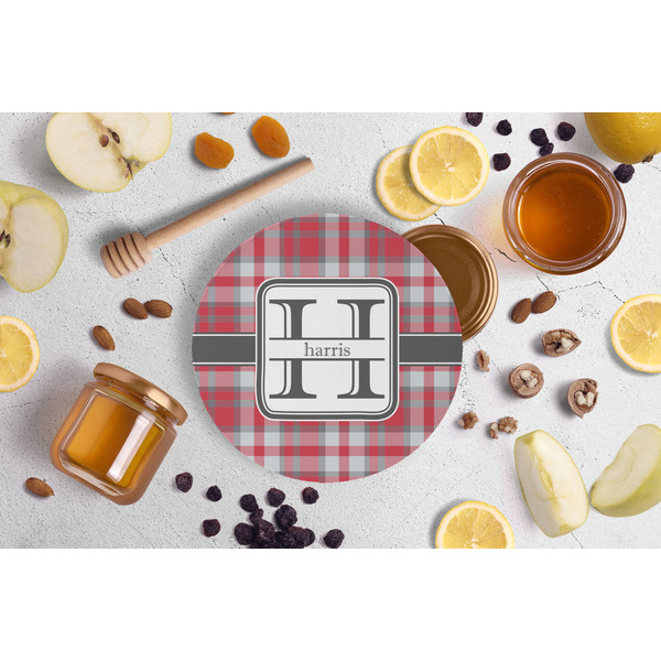 Red & Gray Plaid Jar Opener - Lifestyle Image