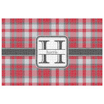 Red & Gray Plaid 1014 pc Jigsaw Puzzle (Personalized)