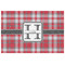 Red & Gray Plaid Jigsaw Puzzle - 1000-piece (Personalized)
