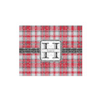 Red & Gray Plaid 110 pc Jigsaw Puzzle (Personalized)