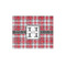 Red & Gray Plaid Jigsaw Puzzle 110 Piece - Front