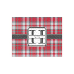 Red & Gray Plaid 252 pc Jigsaw Puzzle (Personalized)