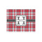 Red & Gray Plaid 252 pc Jigsaw Puzzle (Personalized)