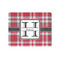Red & Gray Plaid Jigsaw Puzzles (Personalized)