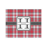 Red & Gray Plaid 500 pc Jigsaw Puzzle (Personalized)