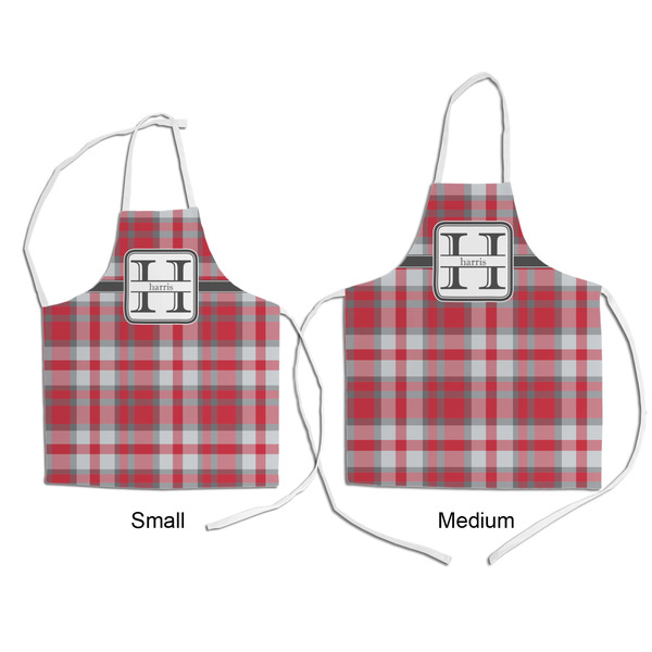 Red & Gray Plaid Kid's Aprons - Comparison