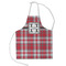 Red & Gray Plaid Kid's Aprons - Small Approval