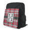 Red & Gray Plaid Preschool Backpack (Personalized)