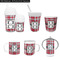 Red & Gray Plaid Kid's Drinkware - Customized & Personalized