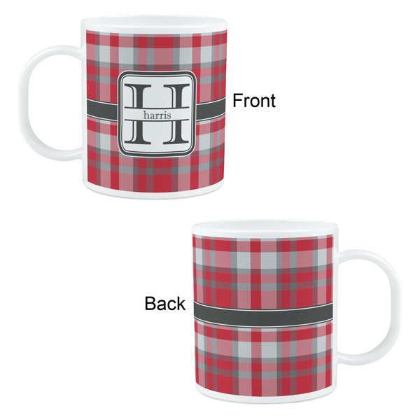 Red & Gray Plaid Kid's Mug - Apvl