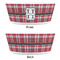 Red & Gray Plaid Kids Bowls - APPROVAL