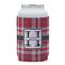 Red & Gray Plaid Can Sleeve