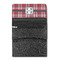 Red & Gray Plaid Ladies Wallet (Open)
