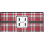 Red & Gray Plaid 3XL Gaming Mouse Pad - 35" x 16" (Personalized)