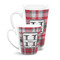 Red & Gray Plaid Latte Mugs Main