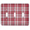 Red & Gray Plaid Light Switch Covers (3 Toggle Plate)