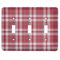 Red & Gray Plaid Light Switch Cover (3 Toggle Plate)