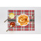 Red & Gray Plaid Linen Placemat - Lifestyle (single)