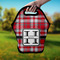 Red & Gray Plaid Lunch Bag - Hand