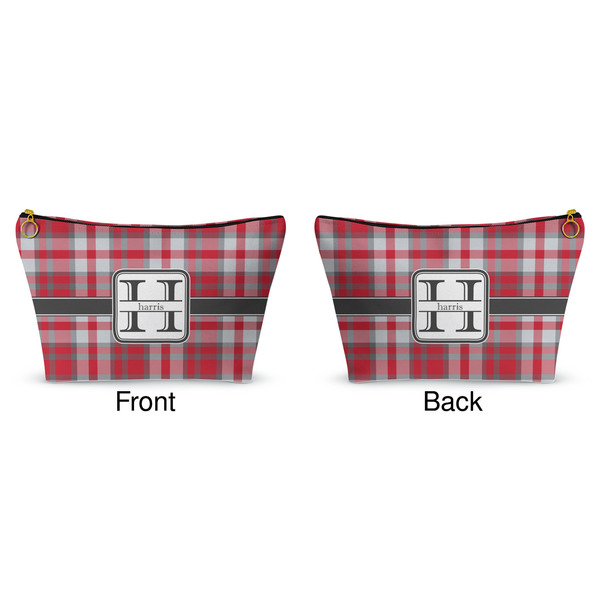 Red & Gray Plaid Makeup Bag Approval