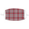 Red & Gray Plaid Adult Cloth Face Mask - XLarge