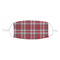 Red & Gray Plaid Mask1 Kids Large