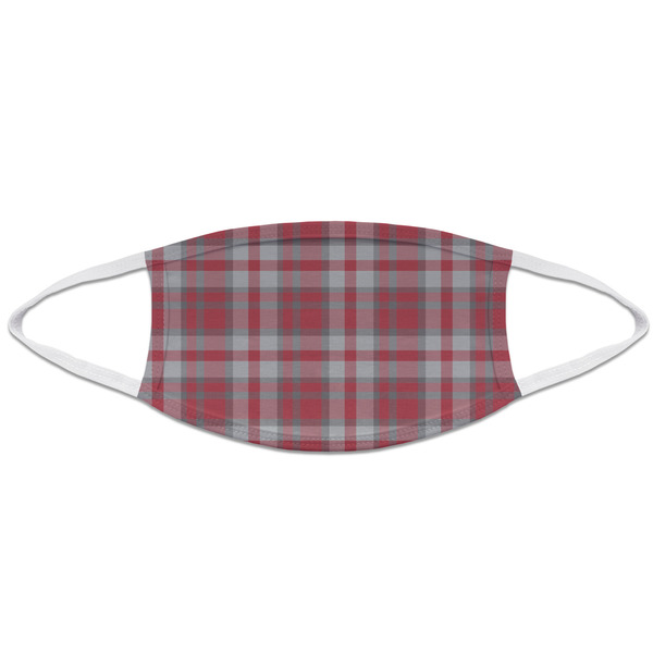 Red & Gray Plaid Mask2