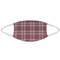 Red & Gray Plaid Mask2