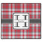 Red & Gray Plaid XL Gaming Mouse Pad - 18" x 16" (Personalized)