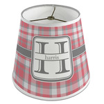 Red & Gray Plaid Empire Lamp Shade (Personalized)