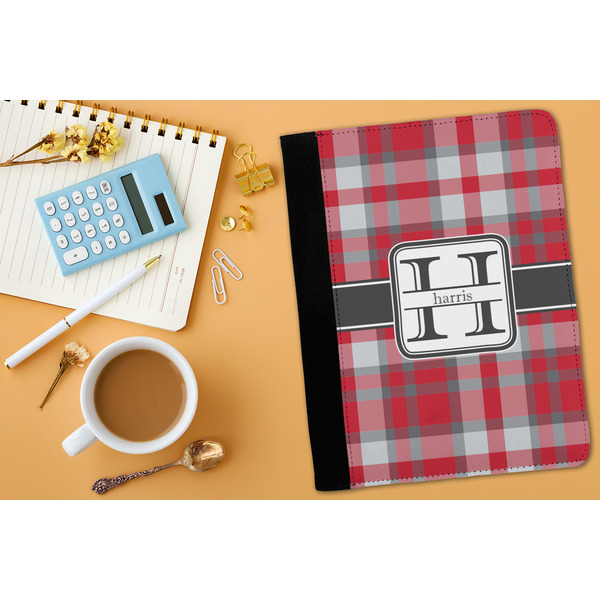 Red & Gray Plaid Medium Padfolio - LIFESTYLE (adult)