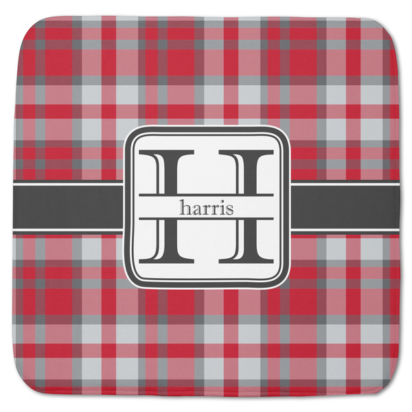 Red & Gray Plaid Memory Foam Bath Mat 48 X 48