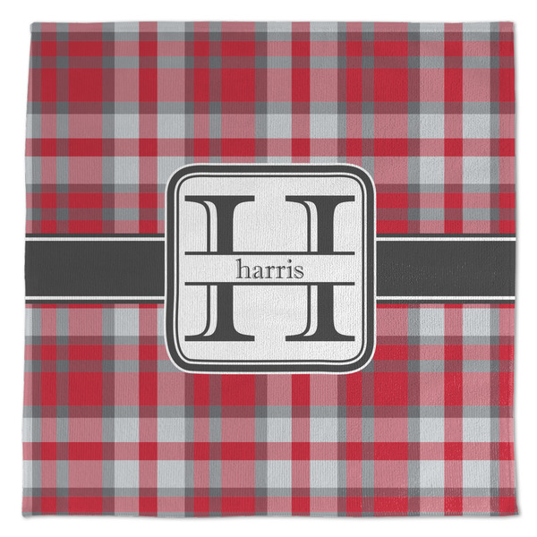 Red & Gray Plaid Microfiber Dish Rag - APPROVAL