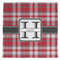 Red & Gray Plaid Microfiber Dish Towel (Personalized)